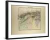 Map of Algeria and Tunisia 1896-null-Framed Giclee Print