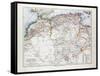Map of Algeria Morocco and Tunisia 1899-null-Framed Stretched Canvas