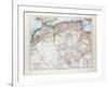 Map of Algeria Morocco and Tunisia 1899-null-Framed Giclee Print