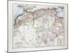 Map of Algeria Morocco and Tunisia 1899-null-Mounted Giclee Print