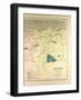 Map of Algeria-null-Framed Giclee Print