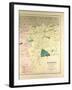 Map of Algeria-null-Framed Giclee Print