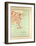 Map of Algiers Algeria-null-Framed Giclee Print