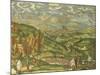 Map of Alhama De Granada from Civitates Orbis Terrarum-null-Mounted Giclee Print