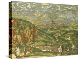 Map of Alhama De Granada from Civitates Orbis Terrarum-null-Stretched Canvas