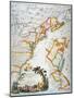 Map Of America, 1779-null-Mounted Giclee Print