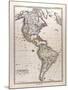 Map of America, 1872-null-Mounted Giclee Print