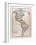 Map of America, 1872-null-Framed Giclee Print