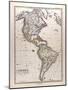 Map of America, 1872-null-Mounted Giclee Print