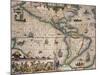 Map of America by Gerardo Mercatore, 1512-1594-null-Mounted Premium Giclee Print