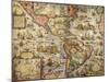 Map of America Created by Joan Blaeu, 1686-null-Mounted Giclee Print