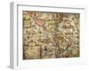 Map of America Created by Joan Blaeu, 1686-null-Framed Giclee Print