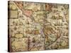 Map of America Created by Joan Blaeu, 1686-null-Stretched Canvas
