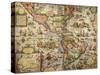 Map of America Created by Joan Blaeu, 1686-null-Stretched Canvas