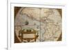 Map of America from Theatrum Orbis Terrarum-Abraham Ortelius-Framed Giclee Print