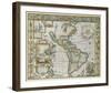 Map of America (Imaginaire)-Maria Mendez-Framed Giclee Print