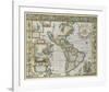 Map of America (Imaginaire)-Maria Mendez-Framed Giclee Print