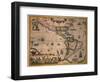 Map of America-Gerardus Mercator-Framed Premium Giclee Print