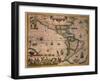 Map of America-Gerardus Mercator-Framed Giclee Print