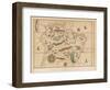 Map of America-null-Framed Giclee Print