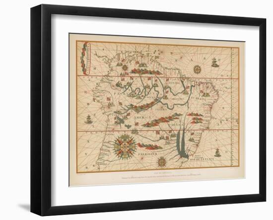 Map of America-null-Framed Giclee Print