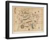 Map of America-null-Framed Giclee Print