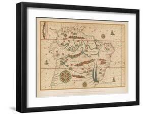 Map of America-null-Framed Giclee Print