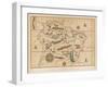 Map of America-null-Framed Giclee Print