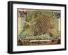 Map of Amsterdam 1633-Gerardus Mercator-Framed Giclee Print