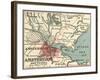 Map of Amsterdam (C. 1900), Maps-Encyclopaedia Britannica-Framed Art Print