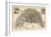 Map of Amsterdam-Van Brouwer-Framed Art Print