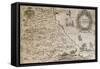 Map of Ancient Abruzzo, 1702-Giovan Battista Pacichelli-Framed Stretched Canvas