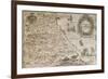 Map of Ancient Abruzzo, 1702-Giovan Battista Pacichelli-Framed Giclee Print