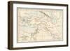 Map of Ancient Babylonia and of the Kingdoms of Lydia and Medea, c.550 Bc-null-Framed Giclee Print