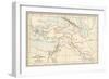 Map of Ancient Babylonia and of the Kingdoms of Lydia and Medea, c.550 Bc-null-Framed Giclee Print