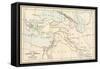 Map of Ancient Babylonia and of the Kingdoms of Lydia and Medea, c.550 Bc-null-Framed Stretched Canvas