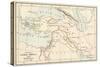 Map of Ancient Babylonia and of the Kingdoms of Lydia and Medea, c.550 Bc-null-Stretched Canvas