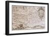 Map of Ancient County of Molise, 1702-Giovan Battista Pacichelli-Framed Giclee Print