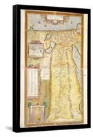 Map of Ancient Egypt, 1584-Abraham Ortelius-Framed Stretched Canvas