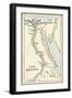 Map of Ancient Egypt-null-Framed Giclee Print