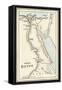 Map of Ancient Egypt-null-Framed Stretched Canvas