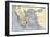 Map of Ancient Greece and its Colonies-null-Framed Giclee Print