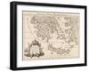 Map of ancient Greece and part of Turkey engraving-Guillaume Delisle-Framed Giclee Print