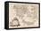 Map of ancient Greece and part of Turkey engraving-Guillaume Delisle-Framed Stretched Canvas