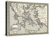 Map of Ancient Greece-Henry Justice Ford-Stretched Canvas