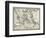 Map of Ancient Greece-Henry Justice Ford-Framed Art Print