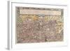 Map of Ancient Rome from Civitates Orbis Terrarum-null-Framed Giclee Print