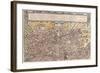 Map of Ancient Rome from Civitates Orbis Terrarum-null-Framed Giclee Print