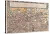 Map of Ancient Rome from Civitates Orbis Terrarum-null-Stretched Canvas