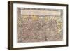 Map of Ancient Rome from Civitates Orbis Terrarum-null-Framed Premium Giclee Print